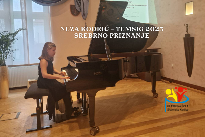 Neža Kodrič, srebrno priznanje TEMSIG 2025